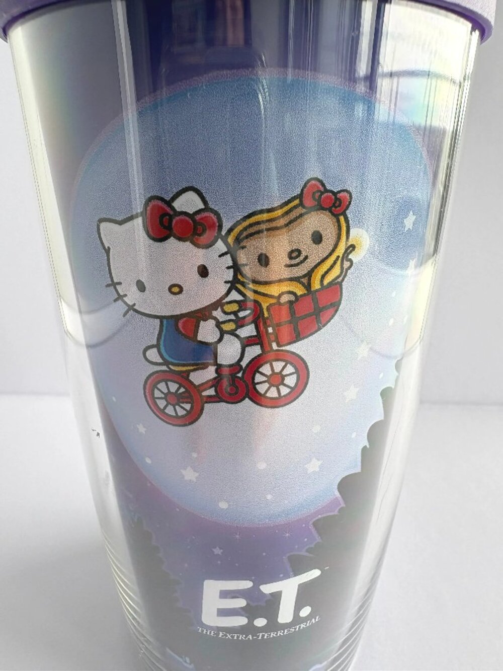 Tervis Hello Kitty x ET The Extra-Terrestrial Sanrio Purple Travel Tumbler 16oz